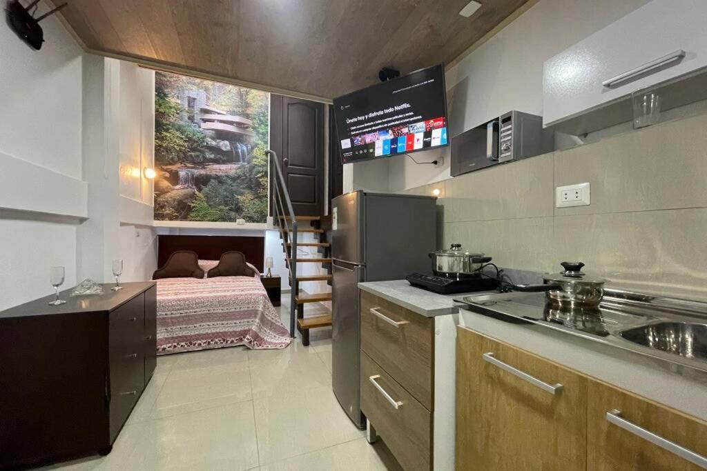 4B Mini-Departamento Nuevo En Centro De Miraflores Лима Экстерьер фото